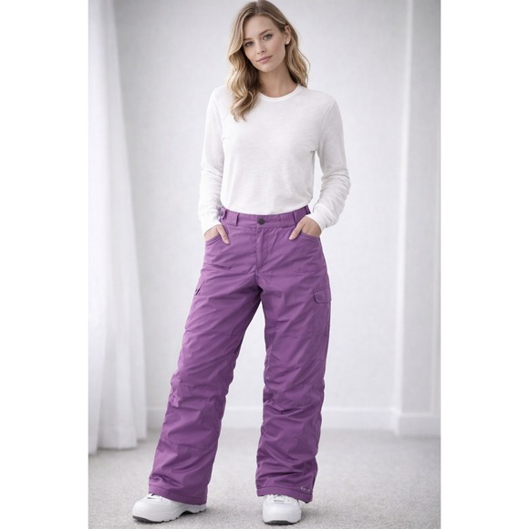 Columbia Jackets & Blazers - Columbia Starchaser Peak III OutGrown Insulated Snow Ski Pants XL Razzle Girls